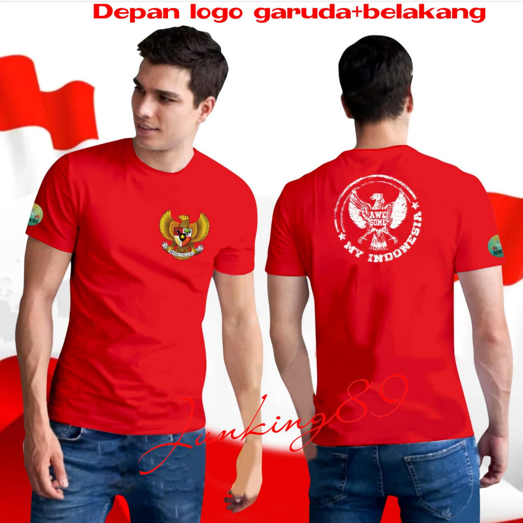 Kaos Merah Putih 79 Th Terbaru 2024 Agustusan Indonesia Garuda Bisa Cod Casual Indonesia Seragamagus