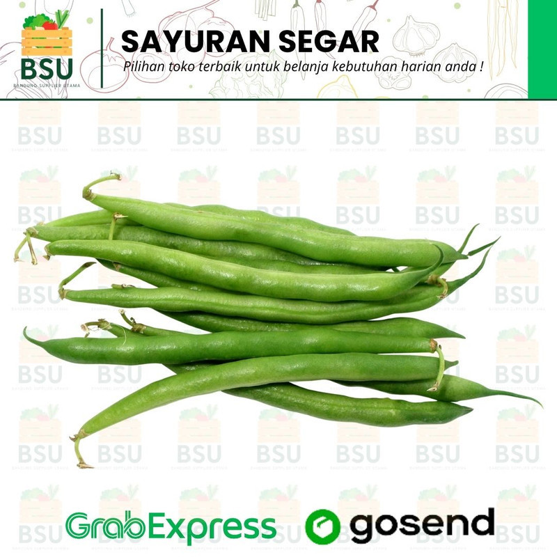 

Sayuran Segar Bandung - Buncis 250 gram