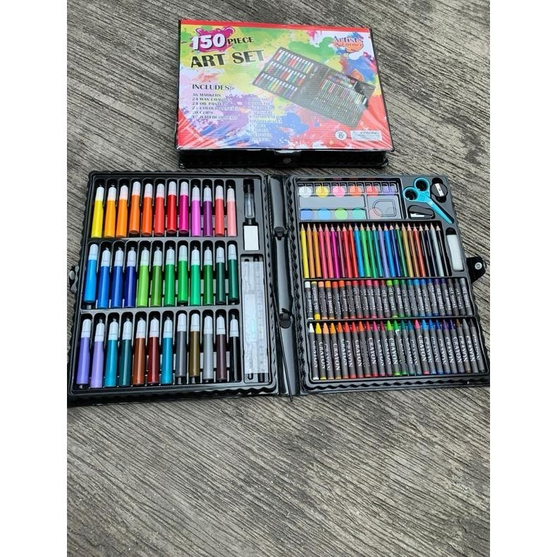 

Crayon Art Set 150 Pcs / Alat Menggambar Anak Set / Perlengkapan Barang Anak (6.6)
