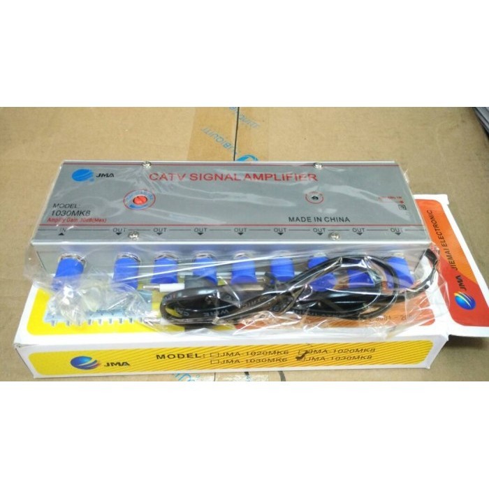 CATV SIGNAL AMPLIFIER BOOSTER 8 WAY 30DBI