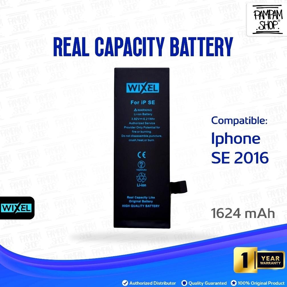 (PROMO) WIXEL ORIGINAL Baterai Iphone 5 SE 2016 Batre Batrai Battery Dual Double Power HP Handphone 