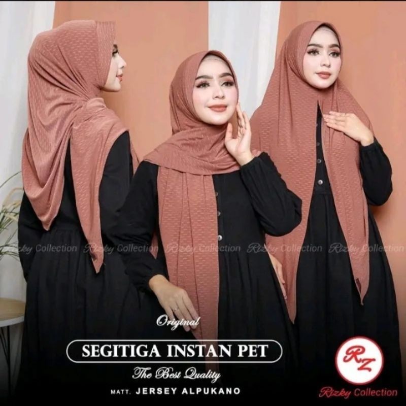 Hijab Segitiga instan ped by Rizky collection nyaman