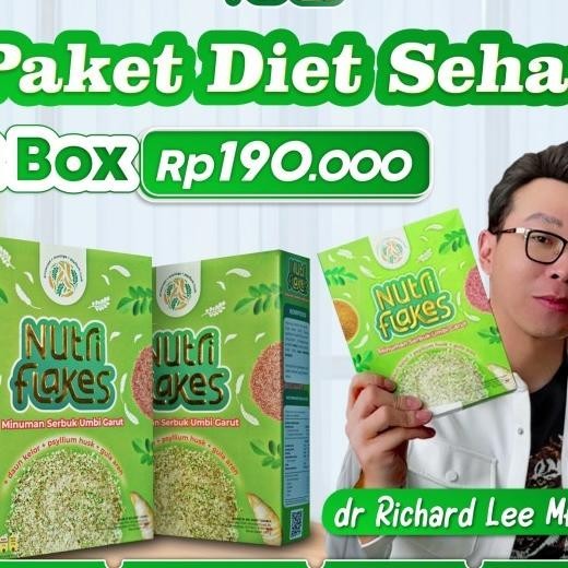

Nutriflakes Paket 2 Box - Sereal Sehat Umbi Garut Solusi Maag & Gerd