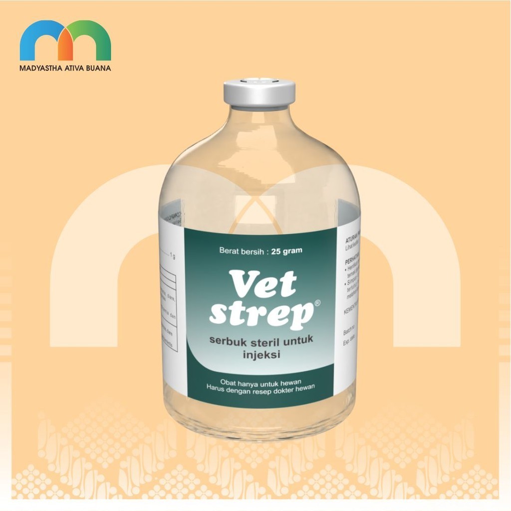 Vet Strep Btl 25 G Obat Sistem Pernafasan Ayam