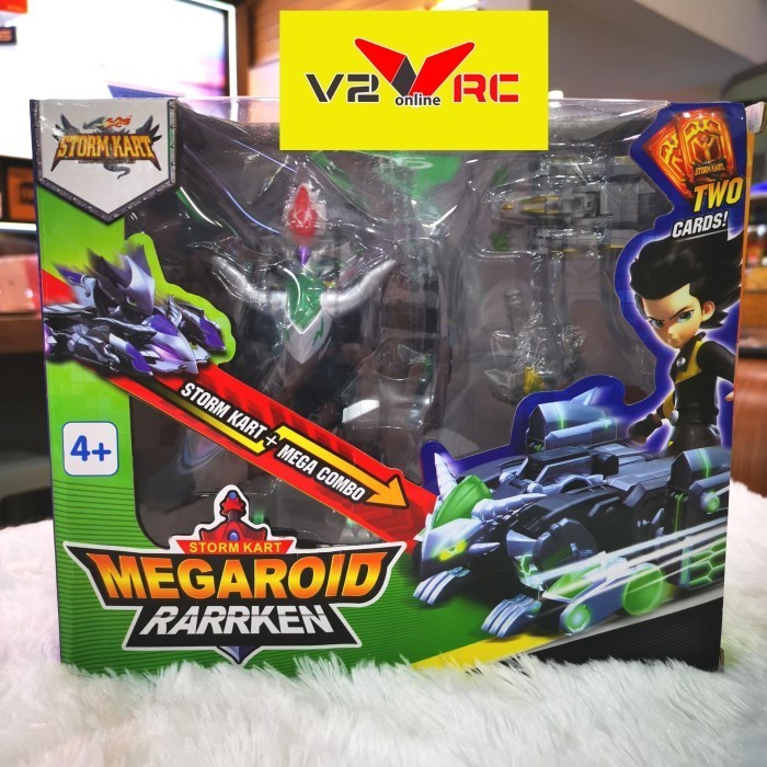 Strom Kart Monkart Action Figure Megaroid Rarrken Mega Combo