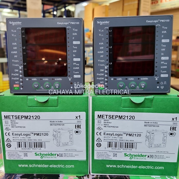 Terlaris Powermeter / Easylogic Metsepm2120 - Pm2100 Metsepm2120 New Schneider