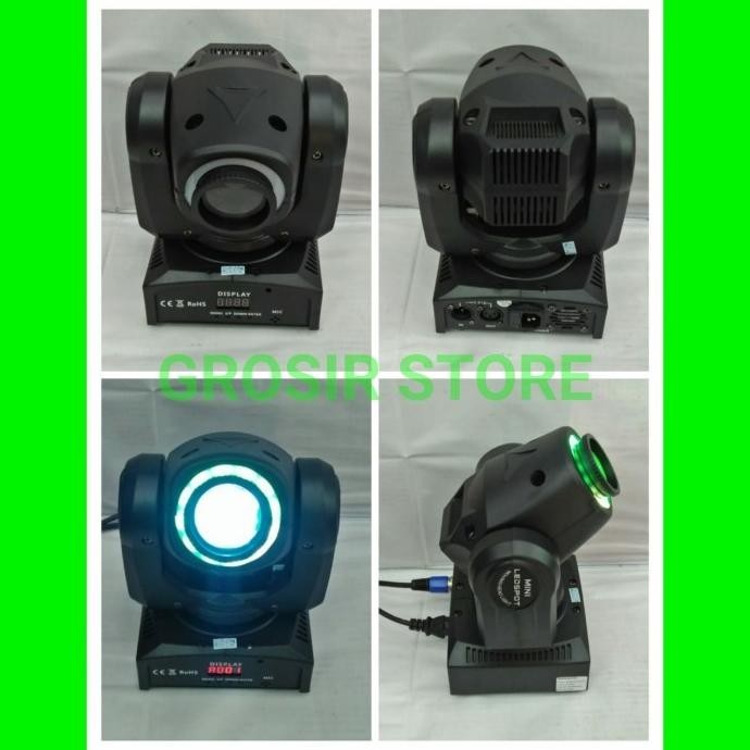 Lampu Moving Head Gobo Mini Beam Redsun 30Watt Murni