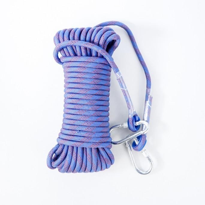 tali karmantel paracord panjat tebing climbing rope + carabiner