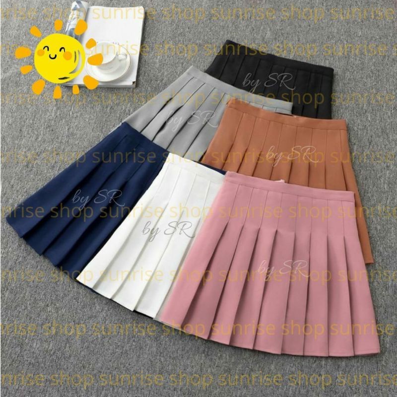 Rok Terlaris Terbaru 2024 Remaja Tennis Cewek Perempuan Dewasa Rok Rokk Celana Casual Rook Gratis On