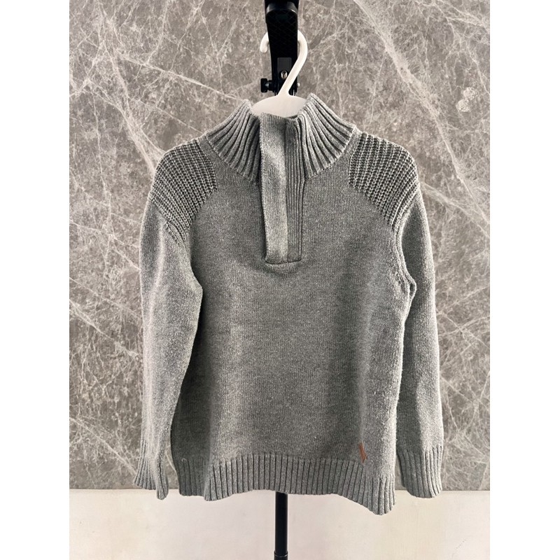 Baju Sweater Rajut anak laki laki Zara Kerah tinggi