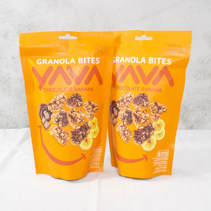 

YAVA Granola Bites Chocolate Banana 125 gram K02