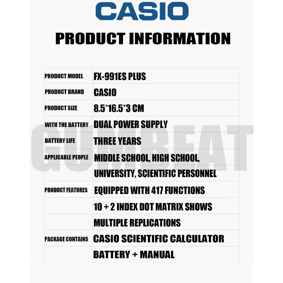 

et-98 Kalkulator Scientific Casio ilmiah FX-991EX/991ES-Plus Kalkulator Casio Scientific Calculator Casio Scientific Sale