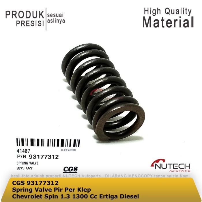 Spring Valve Pir Per Klep Chevrolet Spin 1.3 1300 Cc Ertiga Diesel
