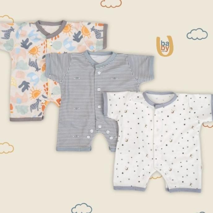 Yobo By Babyu | Baju Newborn, Onesie, Romper, Boduit Bayi S004