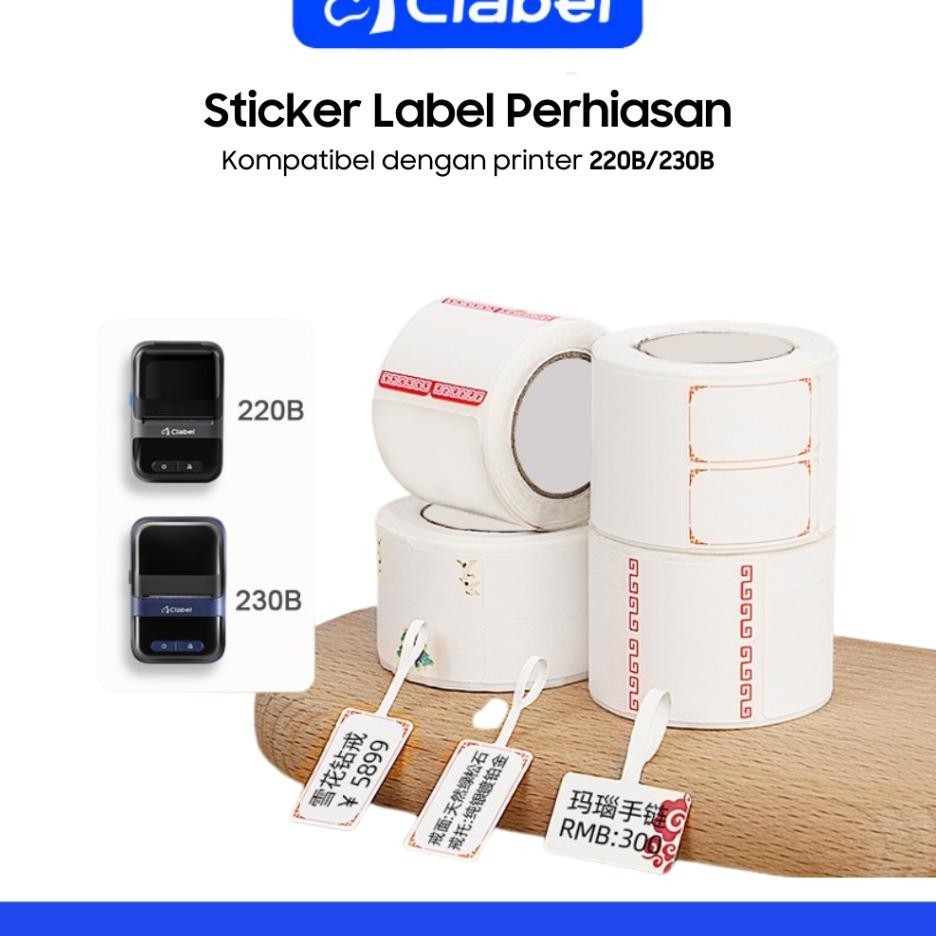 

Clabel Kertas Label Stier Thermal, Untuk Label Perhiasan 30X70Mm