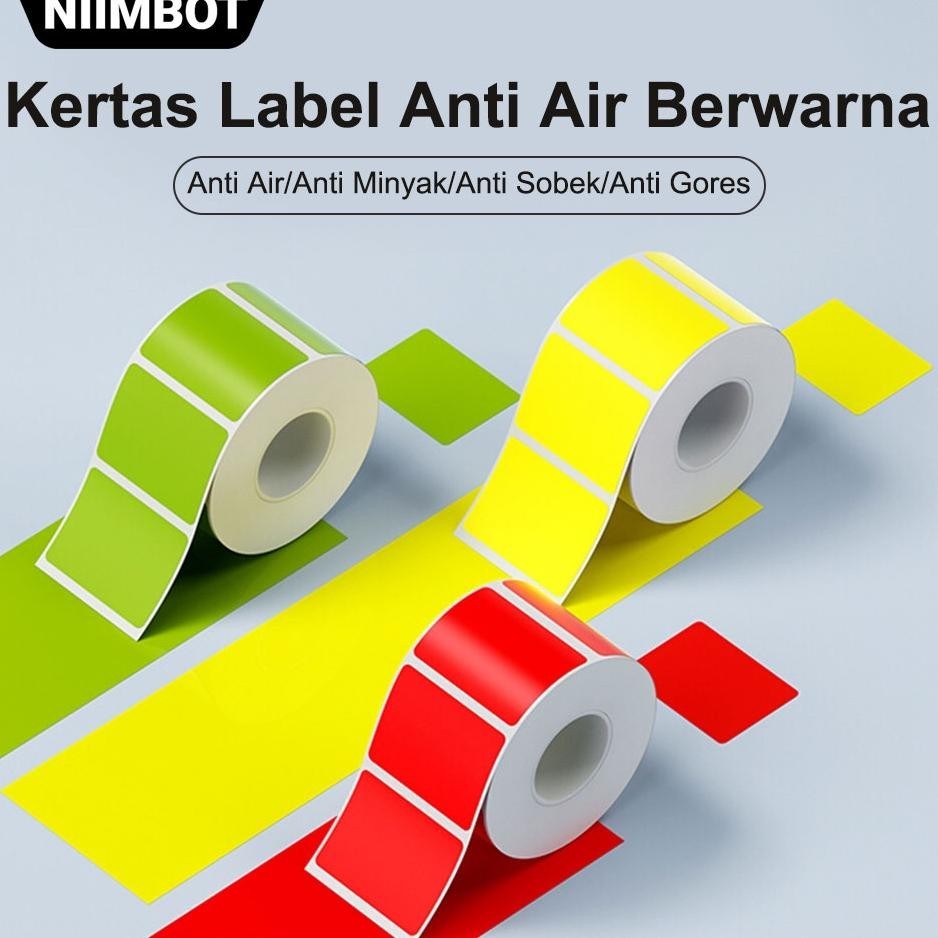 

Niimbot B21/B3S/B1 Stiker Cetakan Warna Kertas Label Termal Kertas Label Warna Berperekat Stiker Cetakan Barcode Kertas Label Harga Koitas