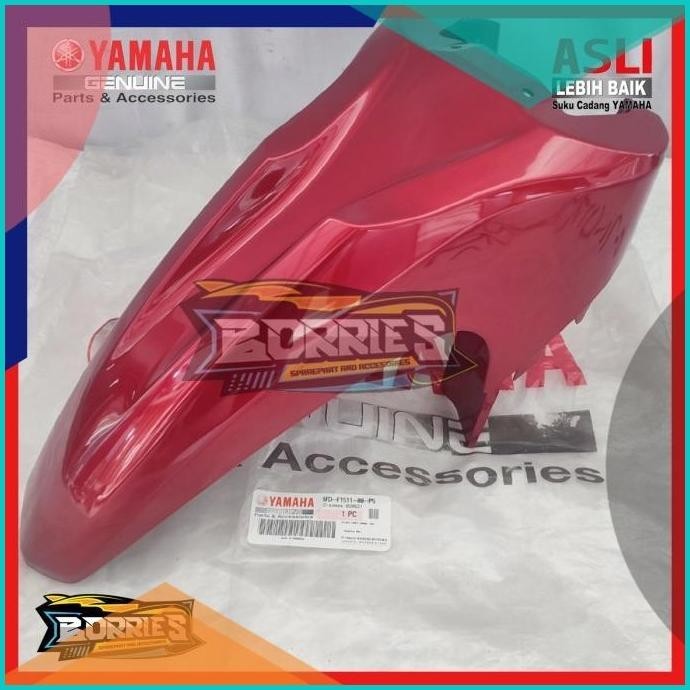 SPAKBOR DEPAN FORCE F1 MERAH MARUN 1FD-F1511-00-P5 ORI YAMAHA 8JVLZ4 p