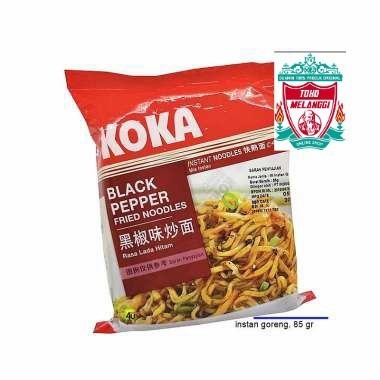 

Koka Black Pepper Fried Noodles 85 gr Mie Instant Singapore Singapura