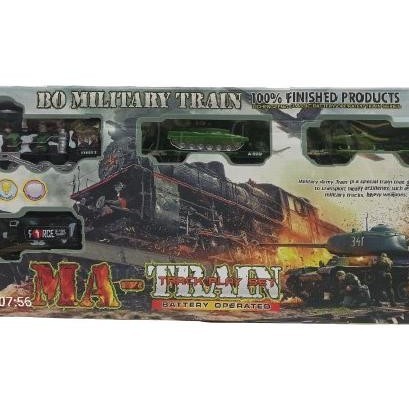 Mainan Anak - Ma Litary Train Kereta Api Tra Play Set