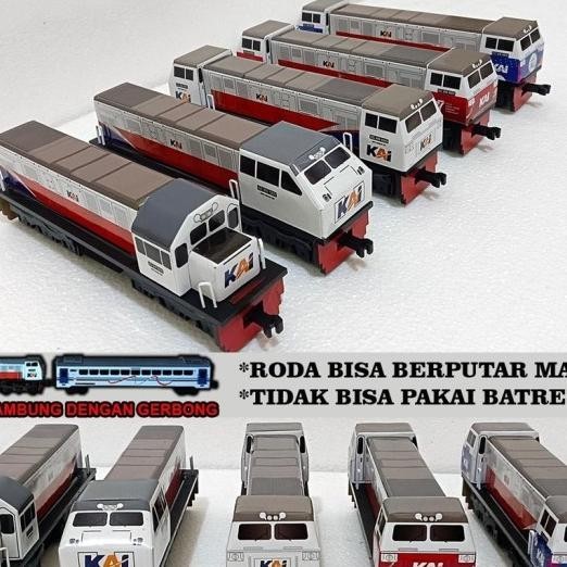 Kereta Api Indonesia - Gerbong Rangkaian Kereta Api ( Handmade )