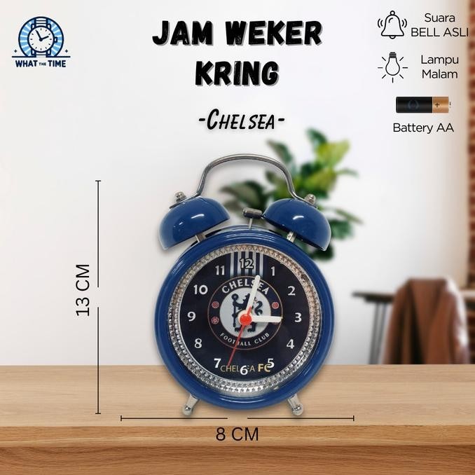

WTT Jam Weker Kring Bulat Karakter Jam Beker Alarm KK-2832NI GM