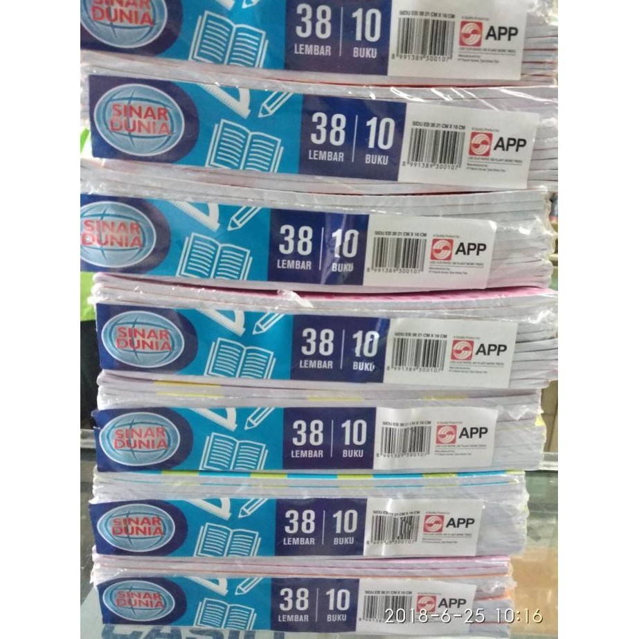 

Buku tulis Sinar Dunia SIDU 38