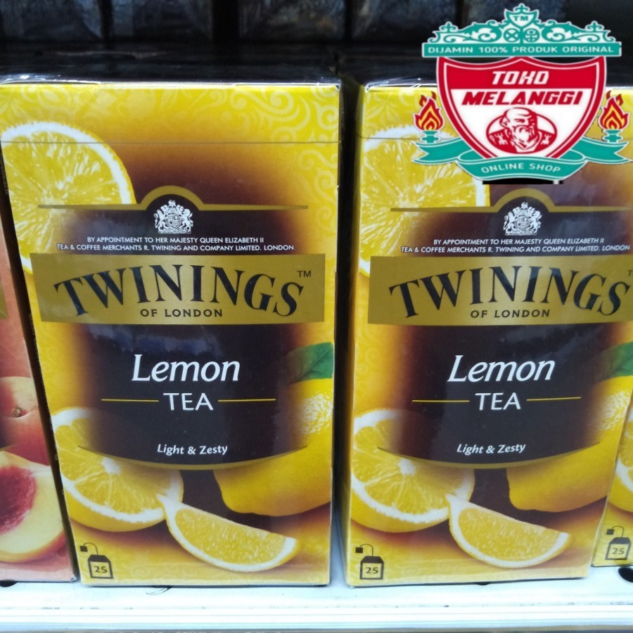 

Twinings Tea Of London Lemon Tea bag 25 pcs | Teh Light & Zesty