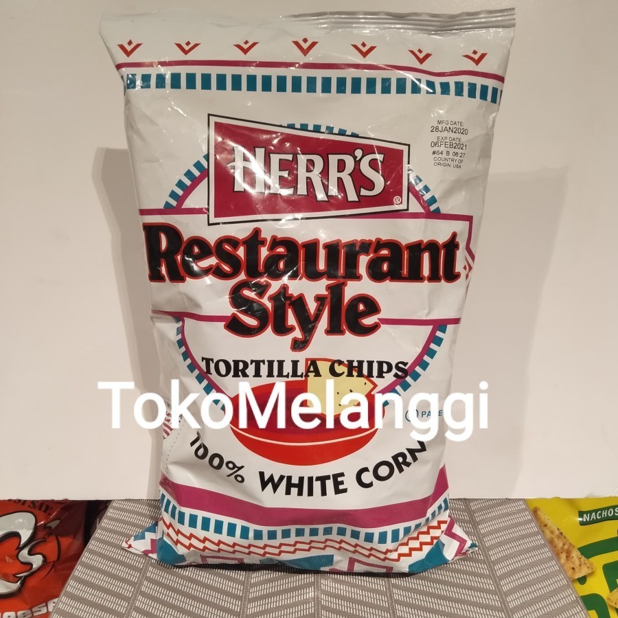 

Herr's herrs Restaurant Style Tortilla Chips 198.5 gr | Snacks import