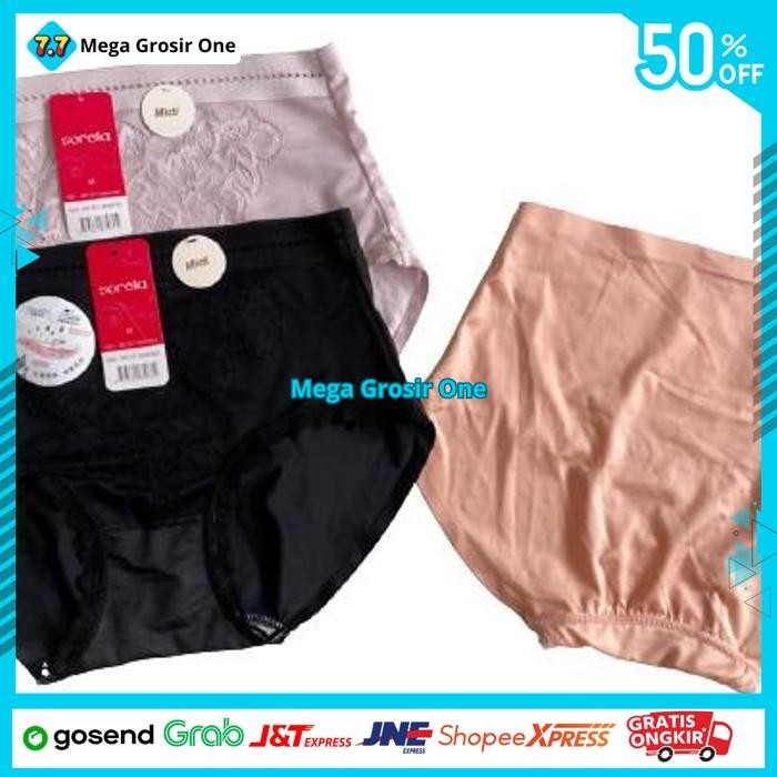 CELANA DALAM WANITA SORELLA  CD MIDI RENDA CANTIK BY MEGA GROSIR ONE LUAR BIASA