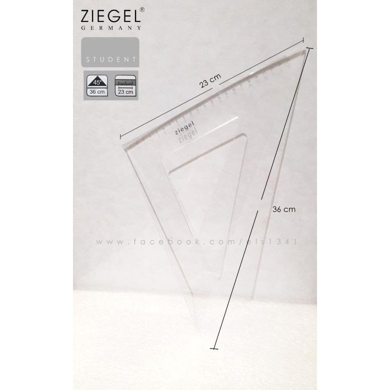 

Ziegel Penggaris Segitiga Set