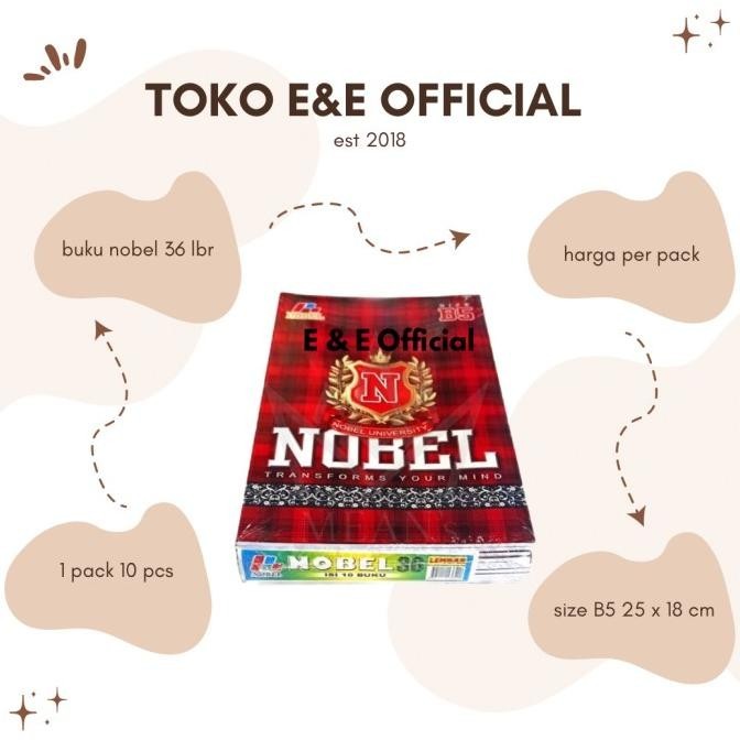 

BUKU TULIS BOXY 36 LEMBAR / BUKU BOXY NOBEL