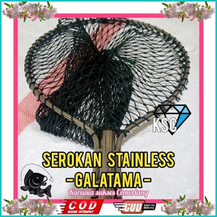 BISMILLAH SEROKAN IKAN STAINLESS / SEROKAN GALATAMA / SEROKAN SAMPAH / SEROKAN IKAN BESAR ALISUP