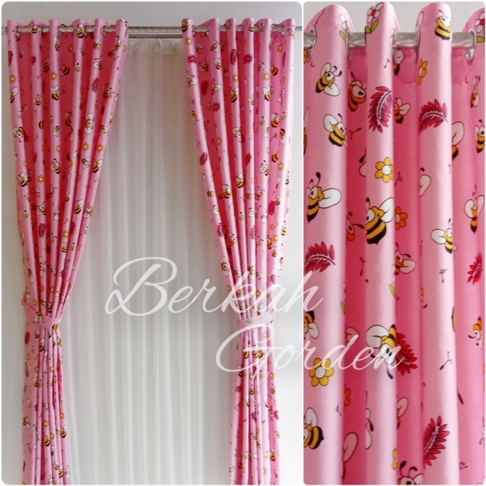 Gorden Jendela Minimalis Karakter Kuda Poni Rumah Minimalis Kamar Anak