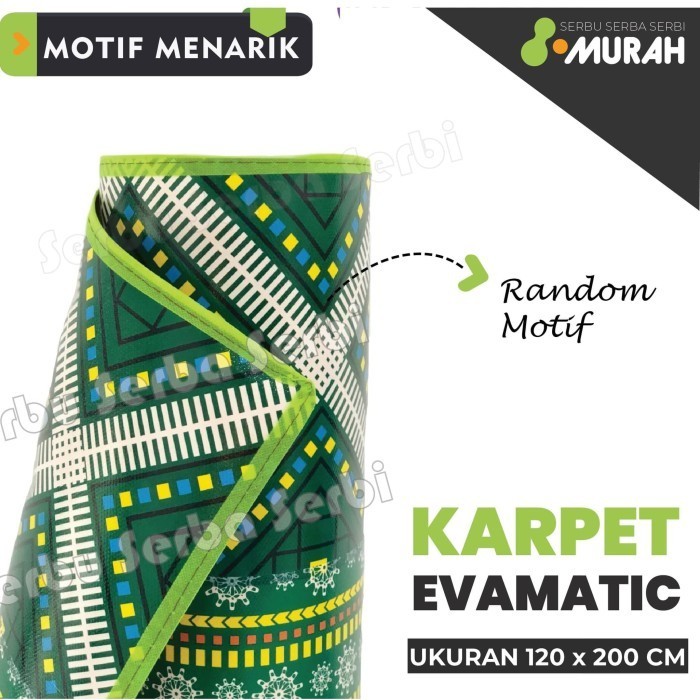 Evamatic Karpet / Tikar Lantai Plastik / Tikar Modern / Karpet Motif