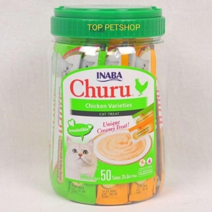 

Inaba Chiao Churu Liquid Pack Isi 50pcs Toples - Snack Kucing CS