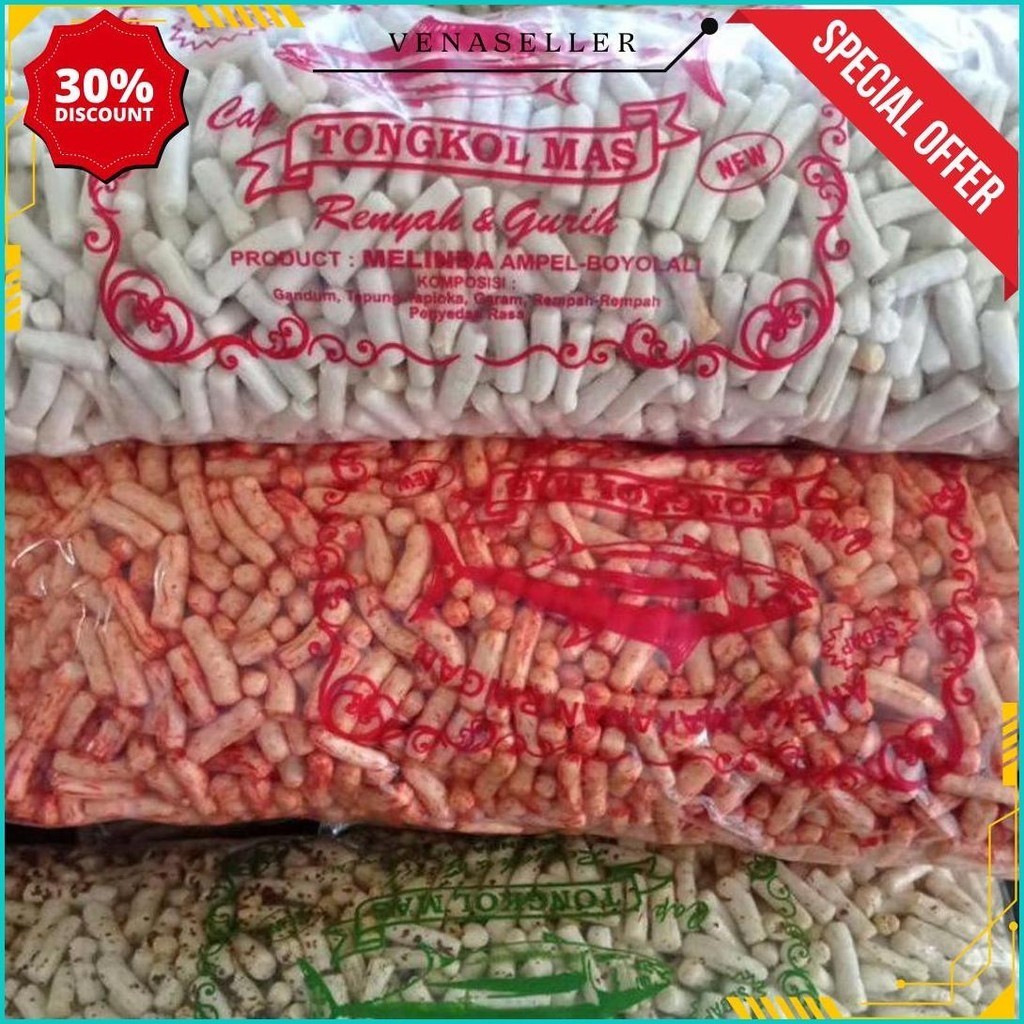 

Kerupuk Ikan Tongkol Viral 1Kg Ori/Pedas Daun Jeruk/Lombok Ijo/Balado Gratis Ongkir