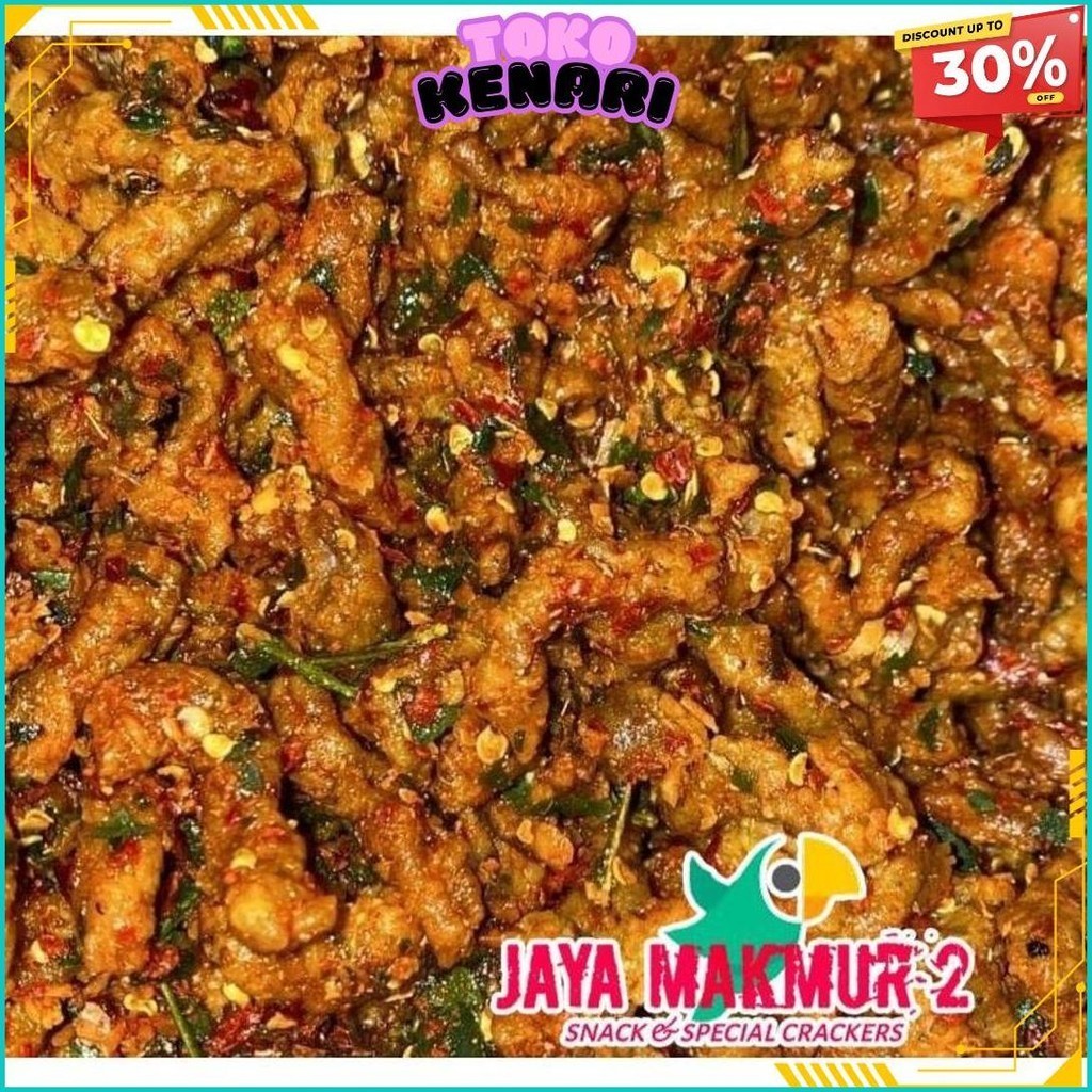 

Keripik Usus Pedas Daun Jeruk Crispy 1Kg Termurah Banget