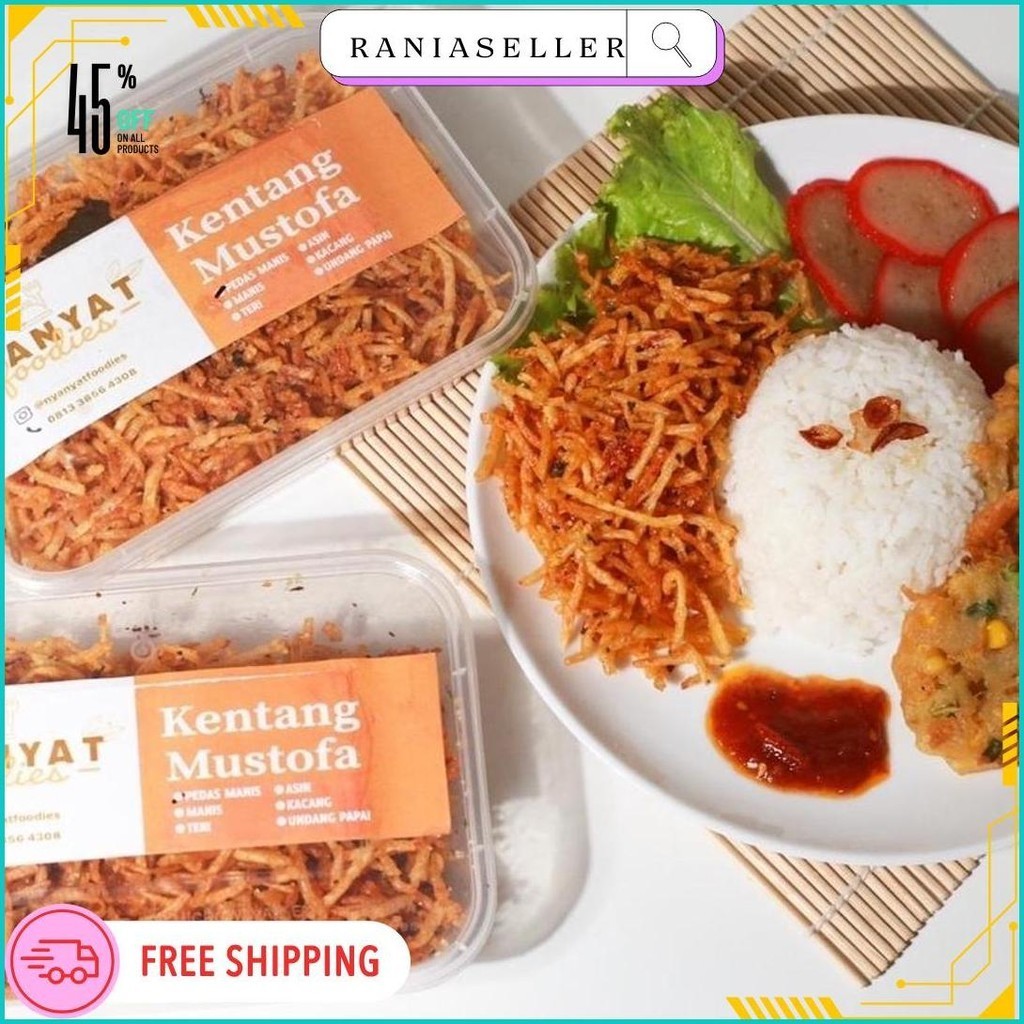 

Kentang Mustofa Daun Jeruk Box Nyanyat (Tersertifikasi Halal) Termurah Banget