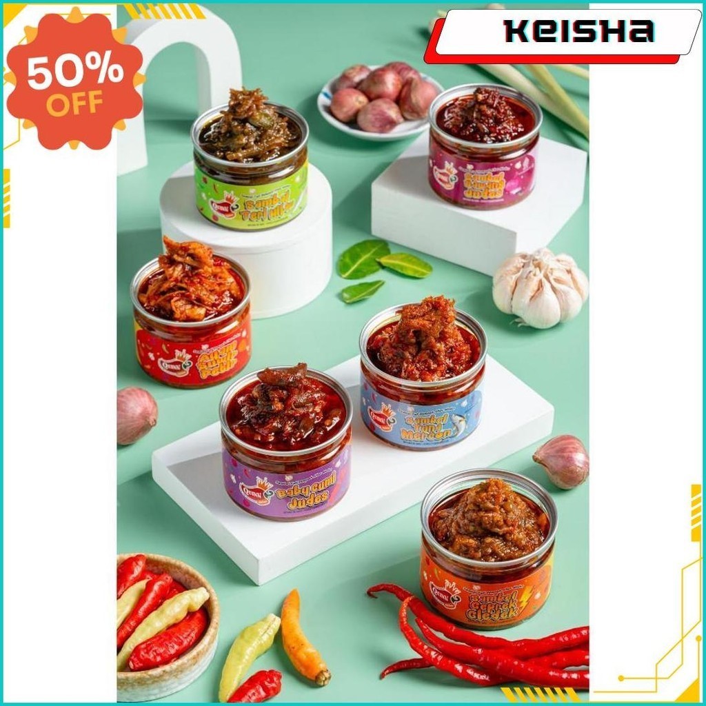 

Quinn Of Spicy Teri Hijau Pete 150G - Sambal Pedas By Kitchen Medan Terlaris