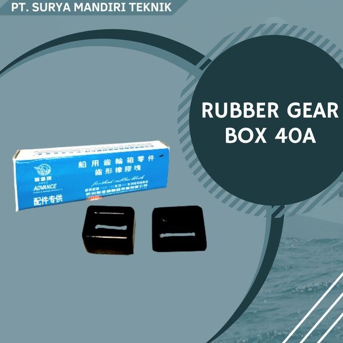 Buruan beli] 40A/MB170/135A/D300 RUBBER GEARBOX ADVANCE (1KOTAK=24PCS)