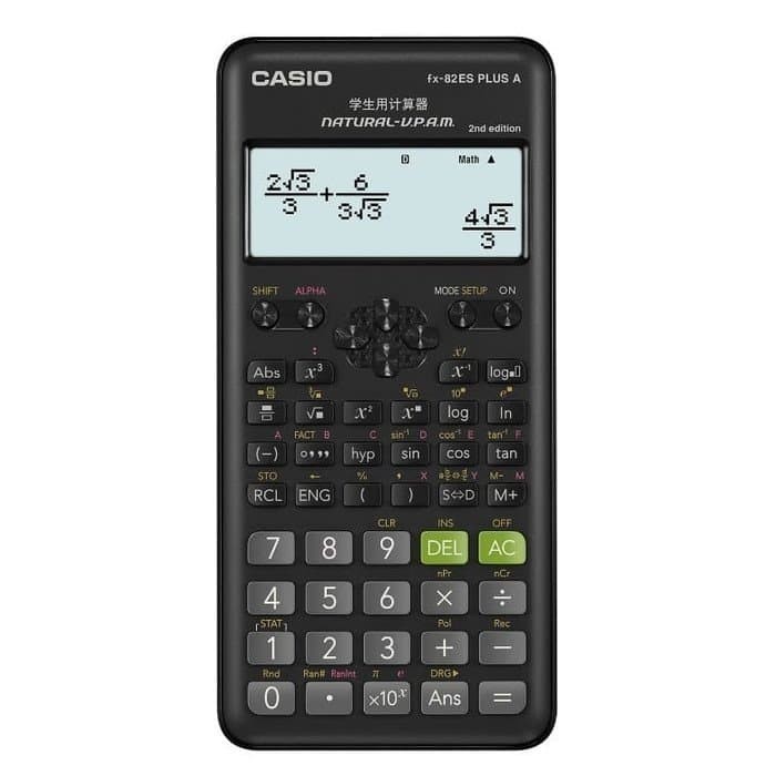 

Ready Casio Calculator Scientific FX 82 ES PLUS