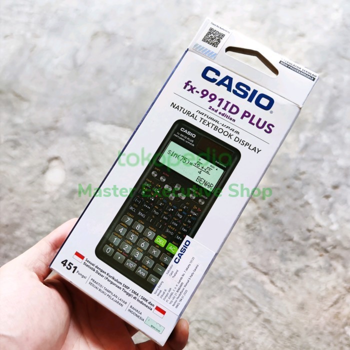 

Ready Casio Kalkulator Sekolah fx-991ID PLUS / Scientific Calculator