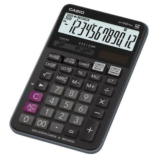 

Ready Casio Calculator JJ 120 D PLUS
