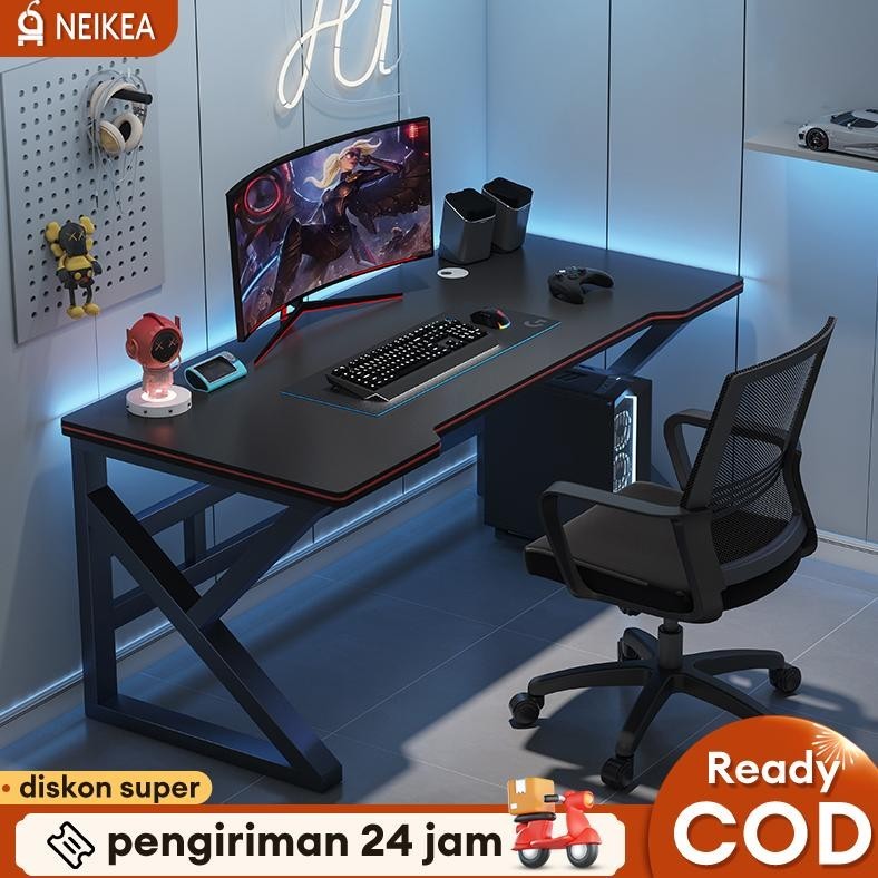Meja Gaming Minimalis Meja Belajar Meja Komputer Meja PC  140cm Meja Komputer Laptop