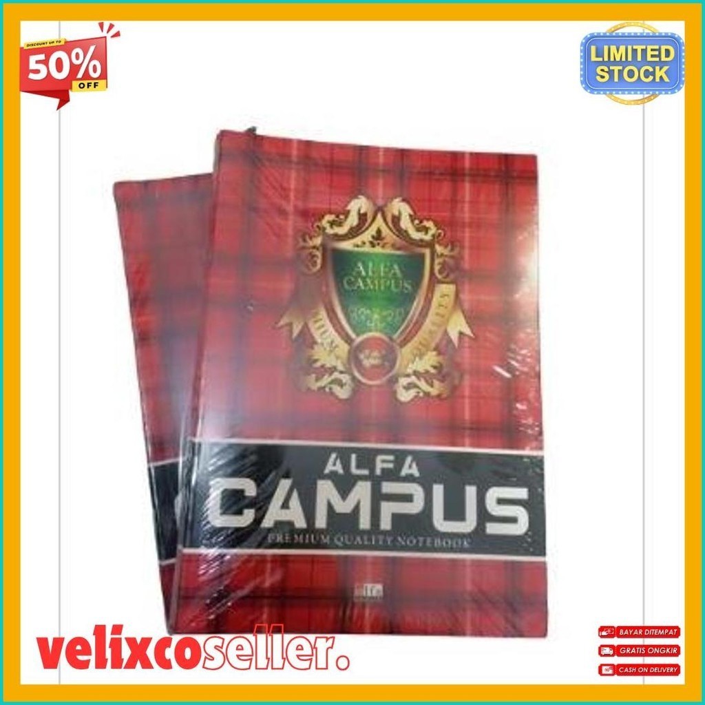 

1 Pack Buku Tulis Campus Panjang 36 Lembar Isi 10 Pcs (Lagi Diskon)