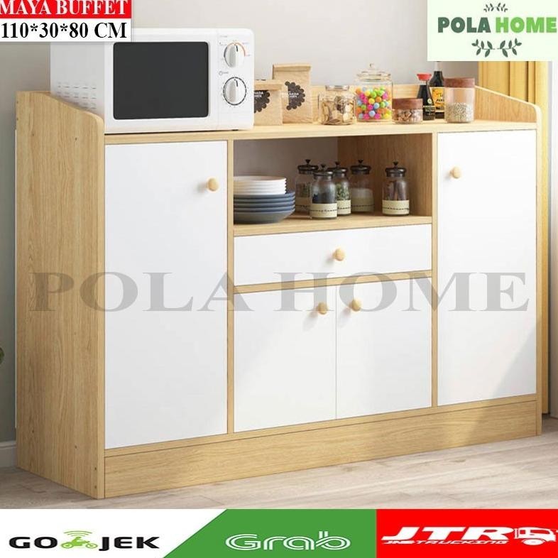 Bufet Rak Dapur Rak Multifungsi
