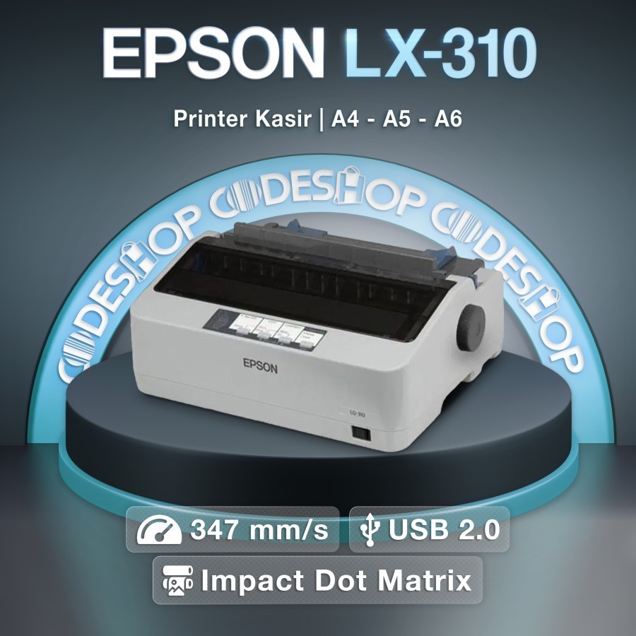 

Printer Faktur Dot Matrix EPSON LX310 Cetak Struk Rangkap NCR LX-310 / LX 310