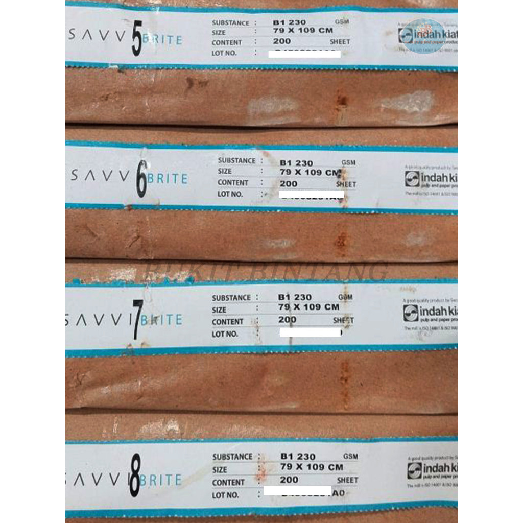 

Art Carton( Kartu Tik ) 230 Gsm Ukuran PLANO 70 x 90 Cm