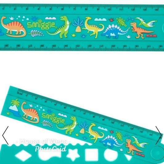 

Sggle Dino World Fold Up Ruler - Ggaris Sggle