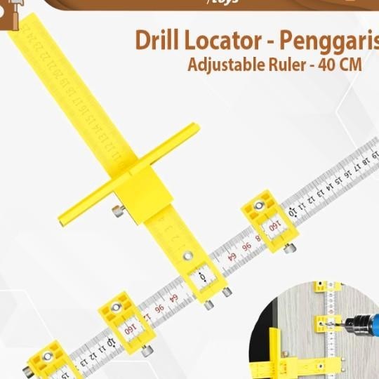 

Ggaris Tukang Bor Locator Speed Square Woodworking Ggaris Siku